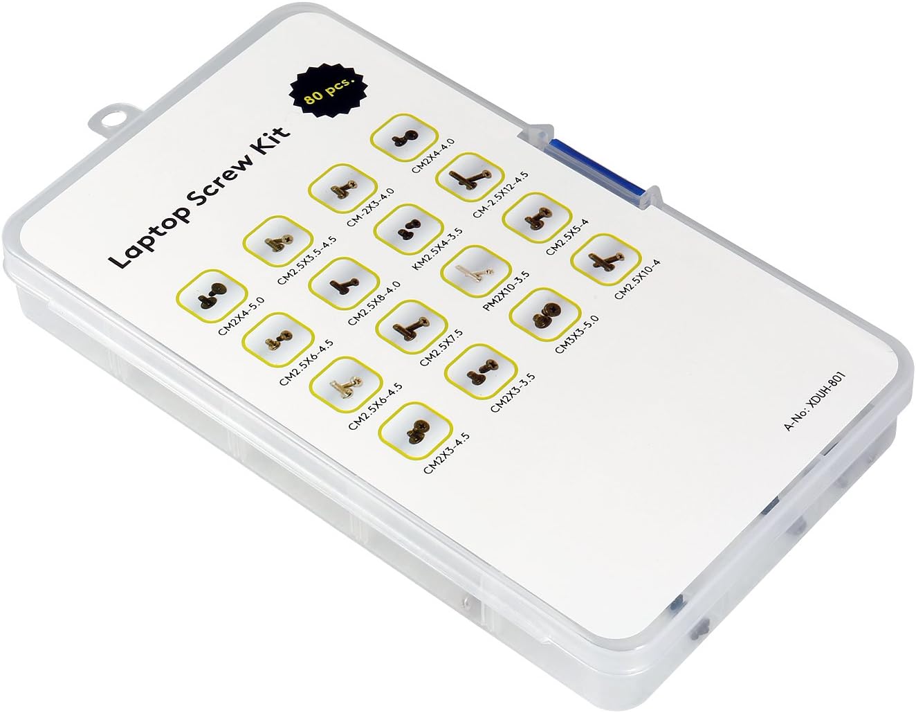 80Pcs Laptop Notebook Computer Screws Replacement Kit Set for HP IBM Dell Sony Acer Asus Lenovo Toshiba Gateway Samsung