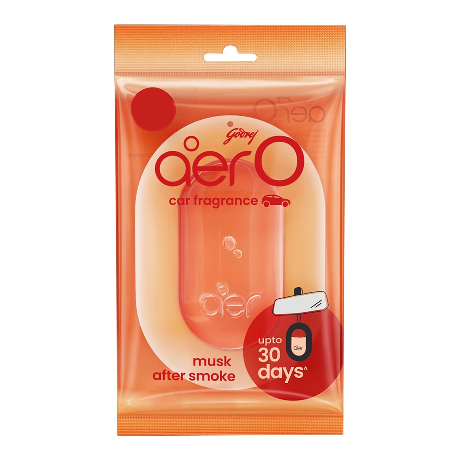 Godrej aer O – Hanging Car Air Freshener | Car Accessories | Musk After Smoke 2026 - view 1