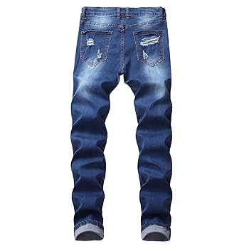 パンツ 99%is Side Ripped Flower Washed Denim 99%is Side Ripped Flower Washed Denim