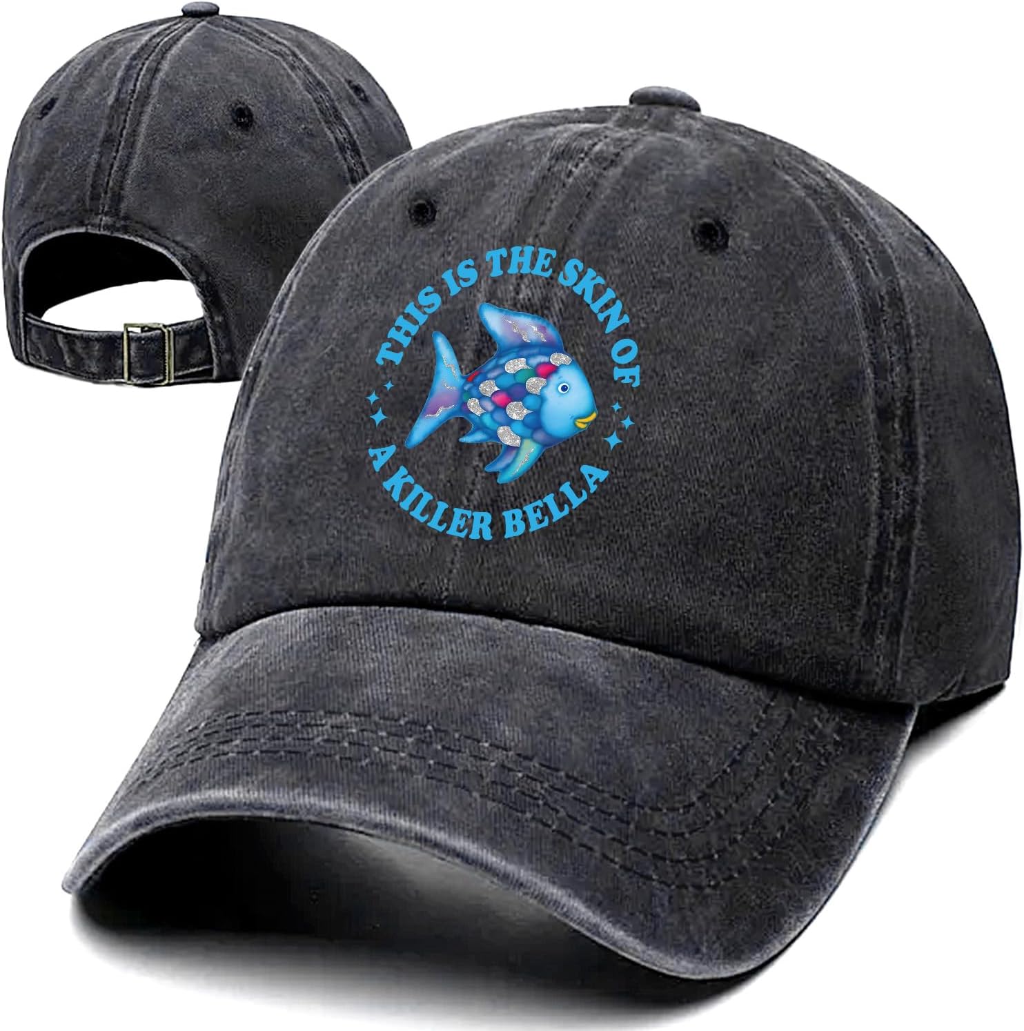 This Is The Skin Of A Killer Bella Funny Retro Washed Cotton Baseball Cap, Adjustable Lightweight and Breathable Unisex Movie fans Vampire Fan Hat, Gifts for Men Women Friend Bestie Coworker Boss