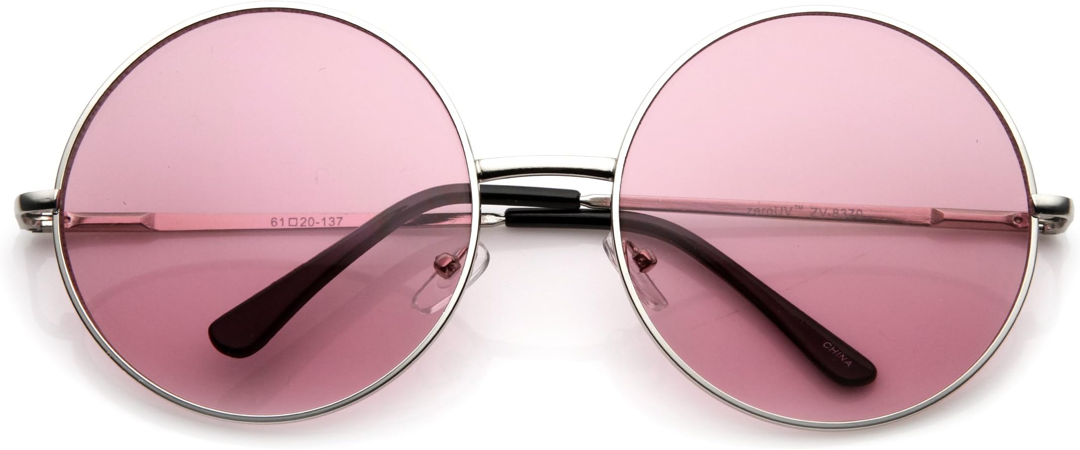 Super Large Oversized Metal Round Circle Sunglasses