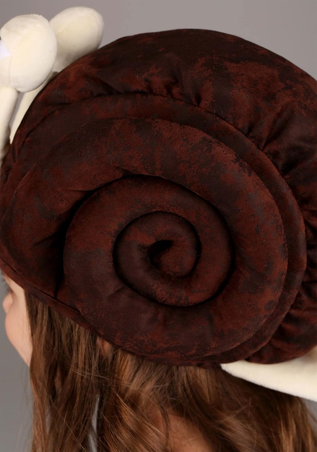 Soft Snail Costume Hat - Faux Suede Shell with Adjustable Fit