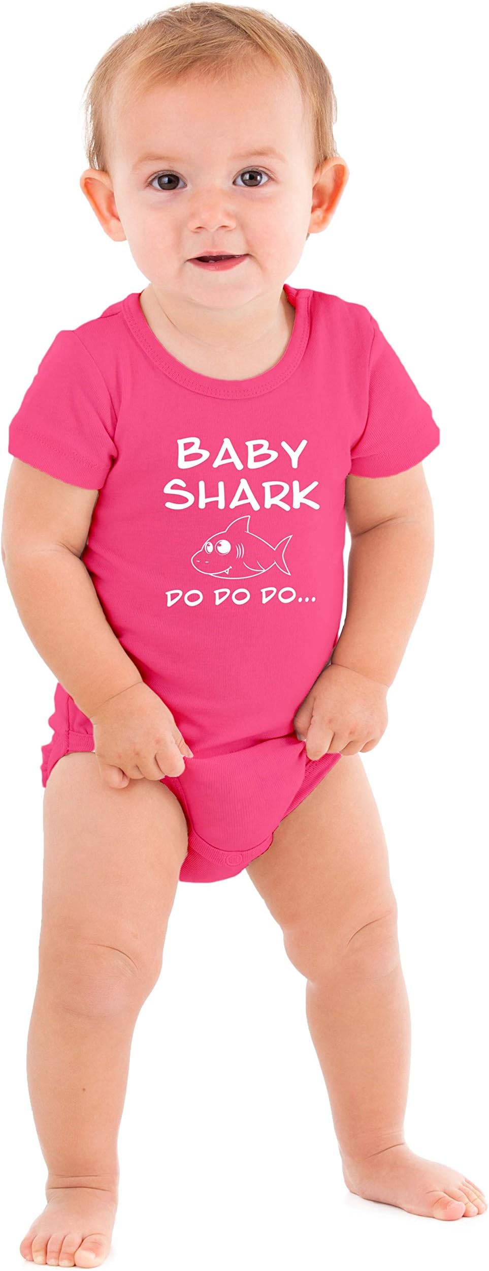Baby Shark Baby Boy Girl Toddler Jumpsuit Bodysuit Clothes Outfit NB-24M Compatible with/Replacement for 'Shark