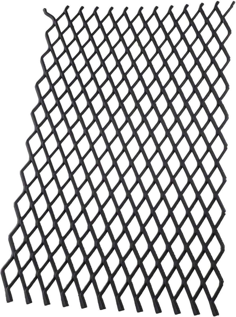 Heavy-Duty Metal Fireplace Grate Ember Retainer Mesh for Indoor and Outdoor Fireplaces, Black, 7.5 x 11.8 Inch(9.8 * 16.1 Inch)