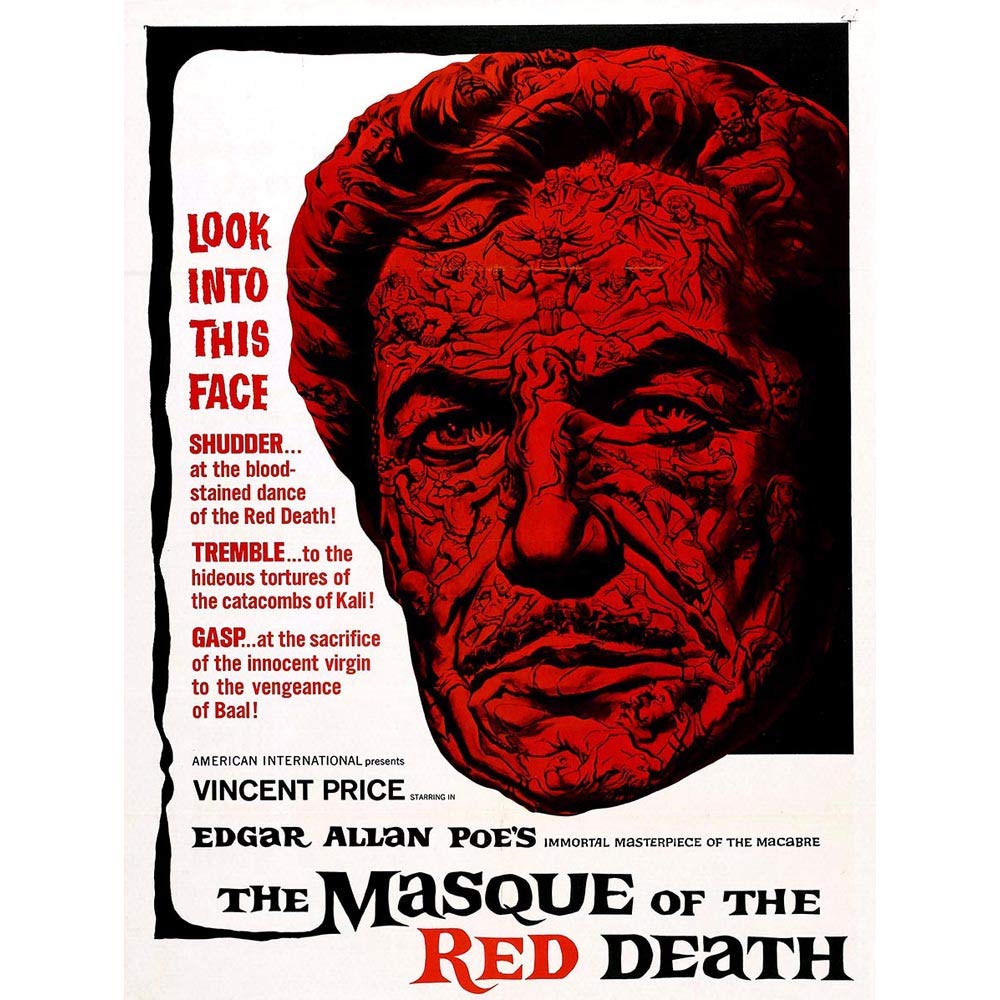 Wee Blue Coo Film Movie Masque Red Death Vincent Price Horror Art Print Poster Wall Decor 12X16 Inch