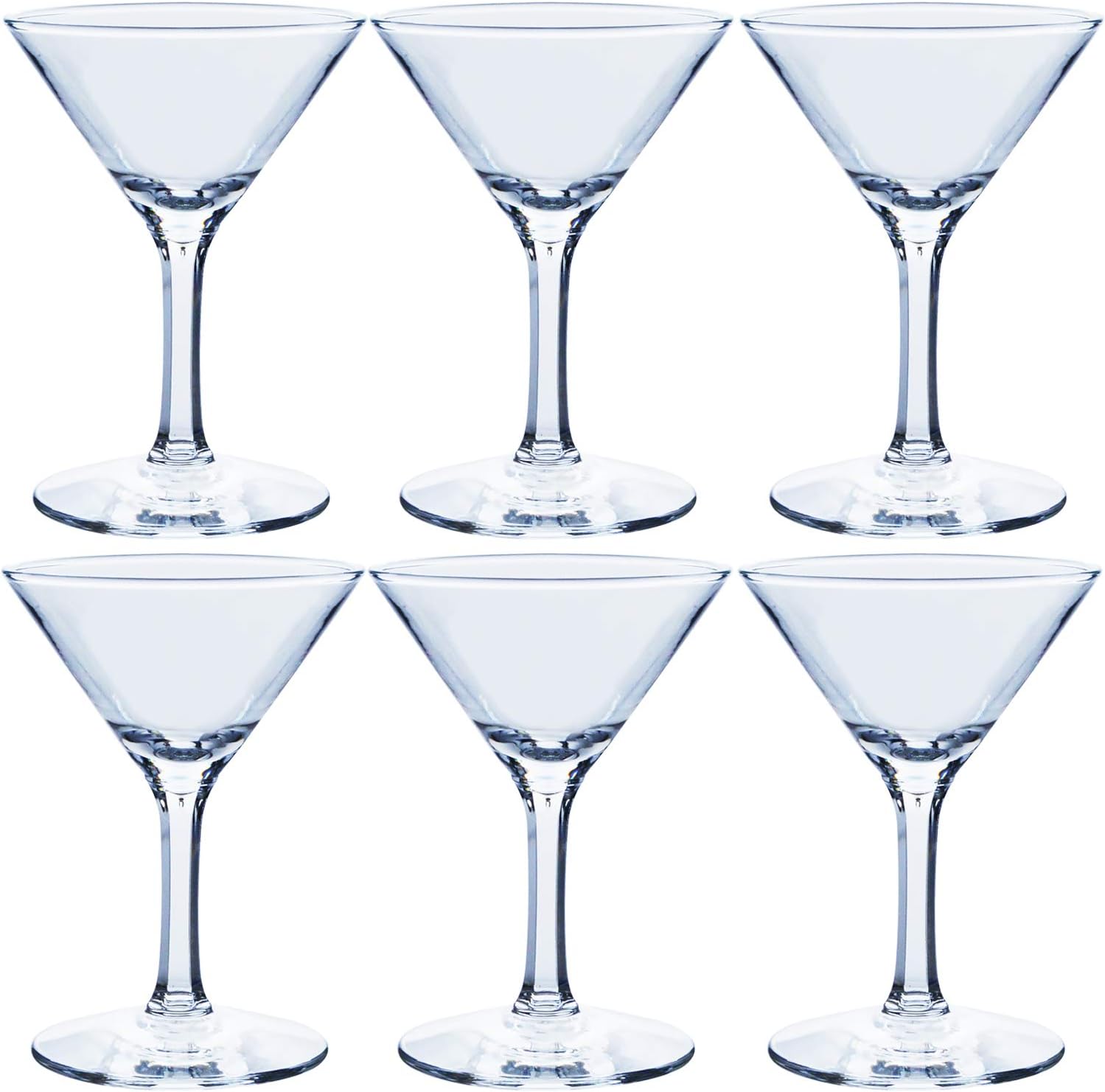 東洋佐々木ガラス Toyo Sasaki Glass 31033 Cocktail Glass, 2.0 fl oz (65 ml), 310 Line, Made in Japan, Dishwasher Safe, Set of 6