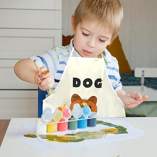 Miniatura 6 de 2 Pack Kids Art Smocks Children Waterproof Artist Painting Aprons Sleeveless Waterproof Artist Painting Aprons