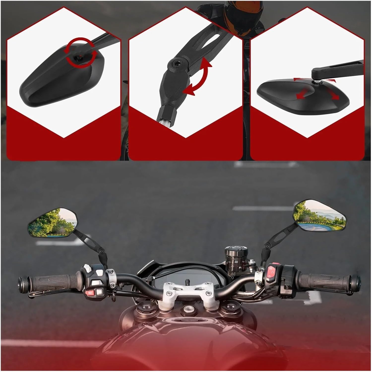 けい バイクバックミラー 用 カワサキ 用 忍者 125 250 300 400 650