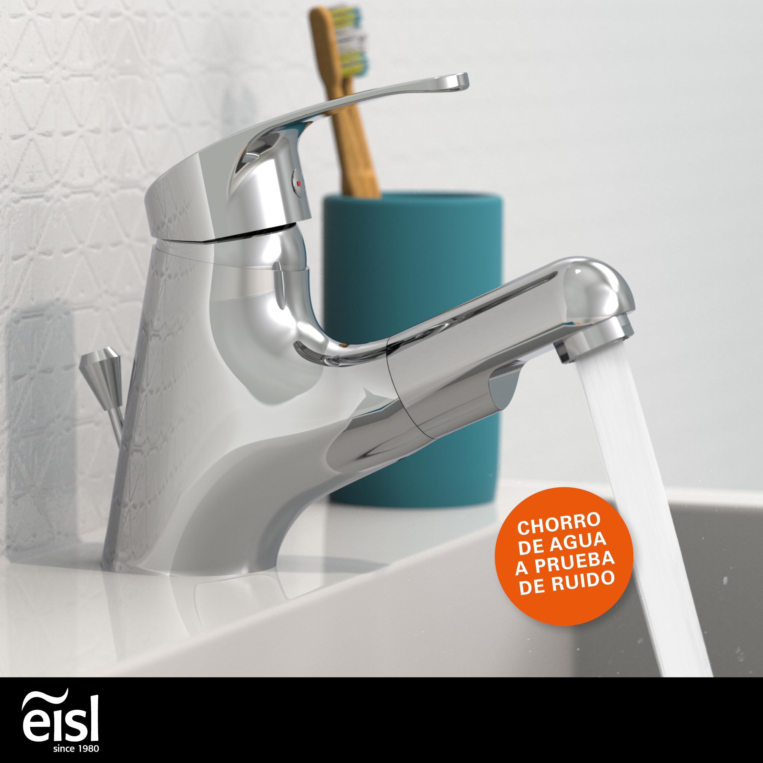 EISL Vico EHM de lavabo con ducha extraíble, 1 pieza, ni075tco