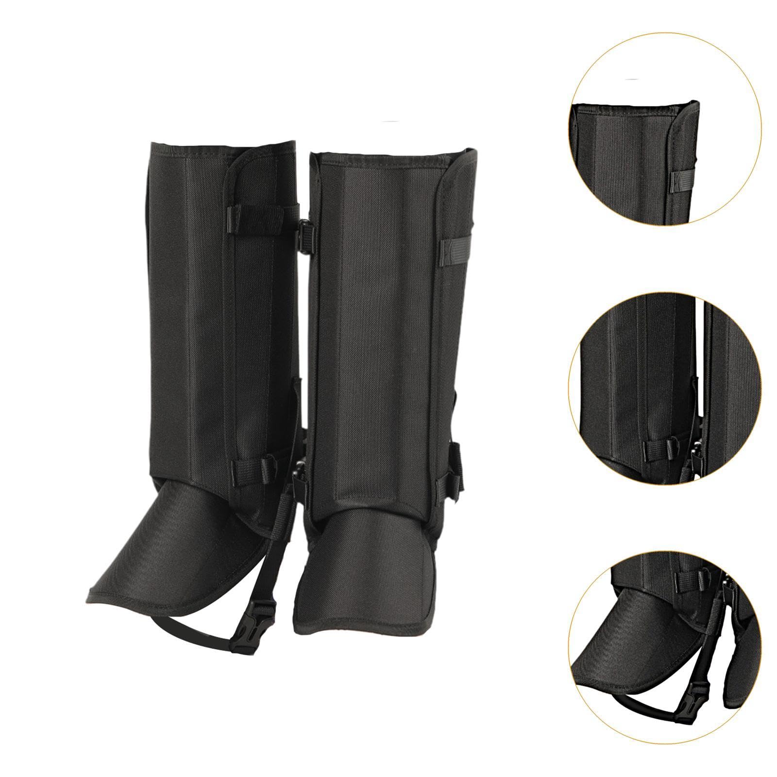 Leg Protectores de Piernas Impermeables Transpirables con Diseño Ajustable Y Tejido Oxford Adecuados para Caminatas Largas Escalada Pesca Trab