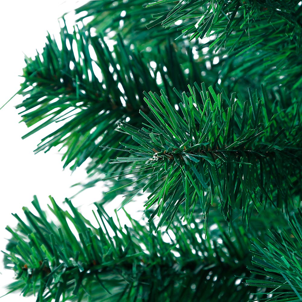 Sapin De Noël Artificiel 180 Cm Blanc - PVC Réaliste, 500 Pointes, Support Inclus - Décoration Intérieure/extérieure