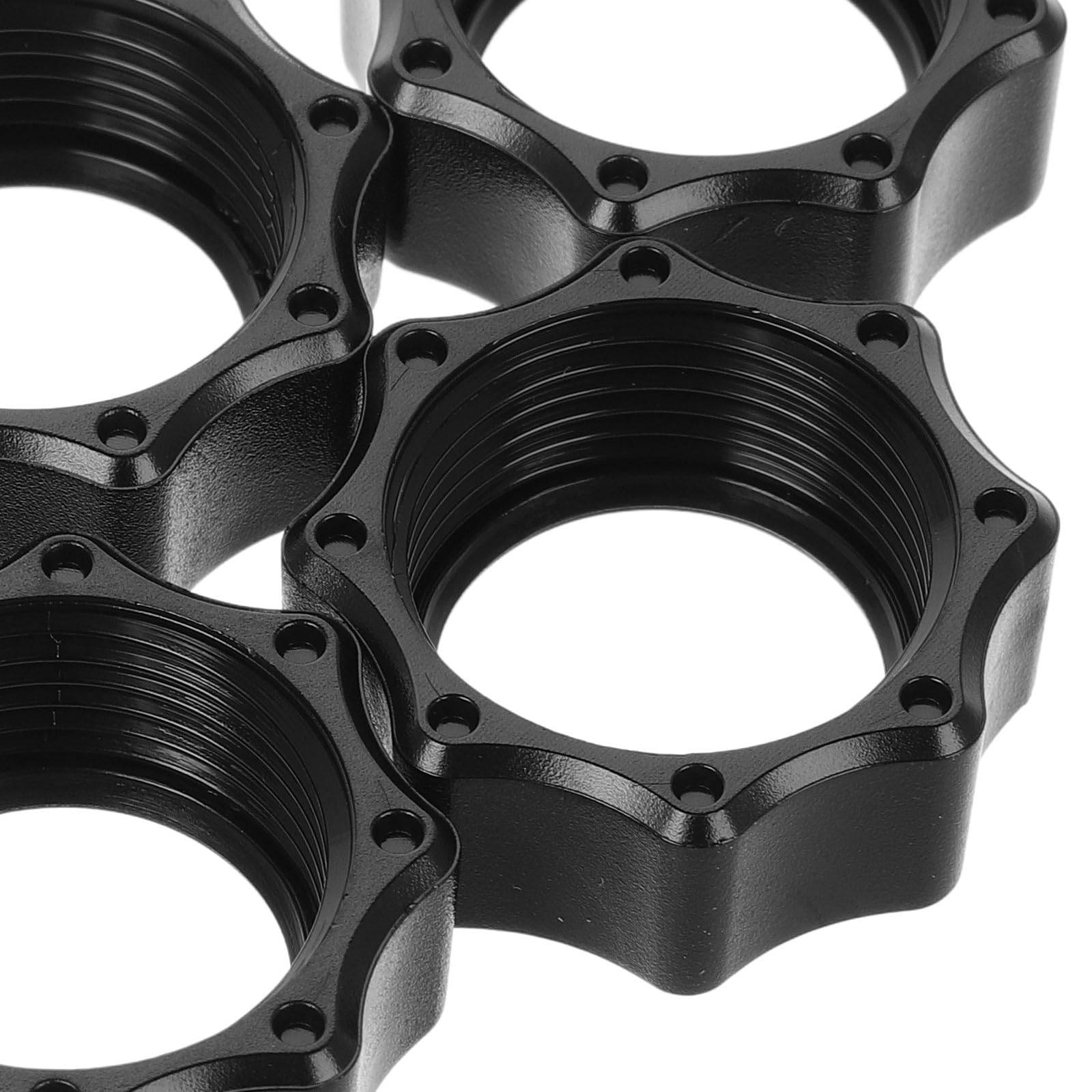 iplusmile 15 Pezzi Dadi di Serraggio per Supporto Telefono Auto in Plastica Nera Montaggio Rapido e Comodo Accessori per Telefono da Auto in Movimento