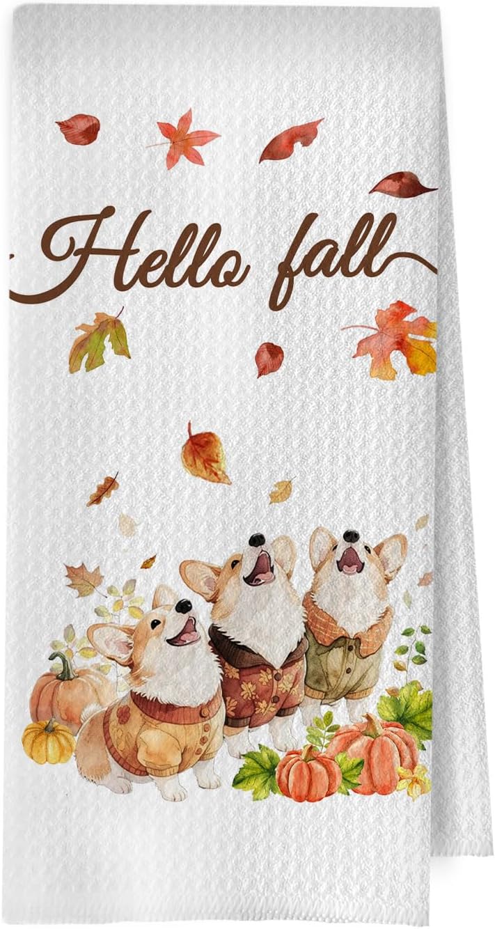Witchy Gothic Bathroom Decor - Funny Goth Gifts Waffle Hand Towels for Bathroom, Spooky Gothic Hand Towels for Bath Room Washroom Restroom, 16x24 Inch