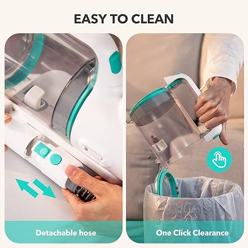 Miniatura 4 de Famree Pet - Aspiradora de aseo para perros 6 en 1, potente succión 99% pelo de mascotas, aspiradora desmontable para perros, aspiradora de aseo