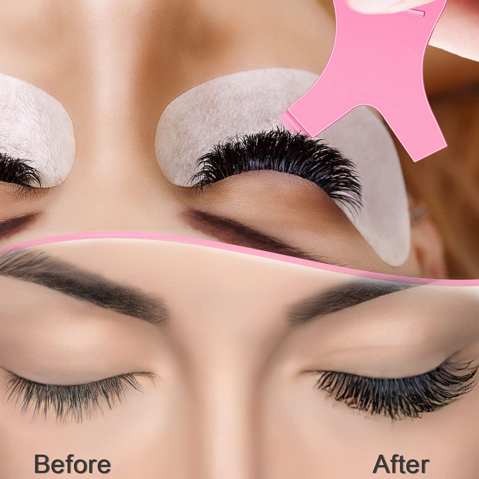 30 Pieces Y Shape Silicone Eyelashes Brushes Extension Graft Brush Y Eyelash Lifting Y Comb for Eyelash Extension - Image 2