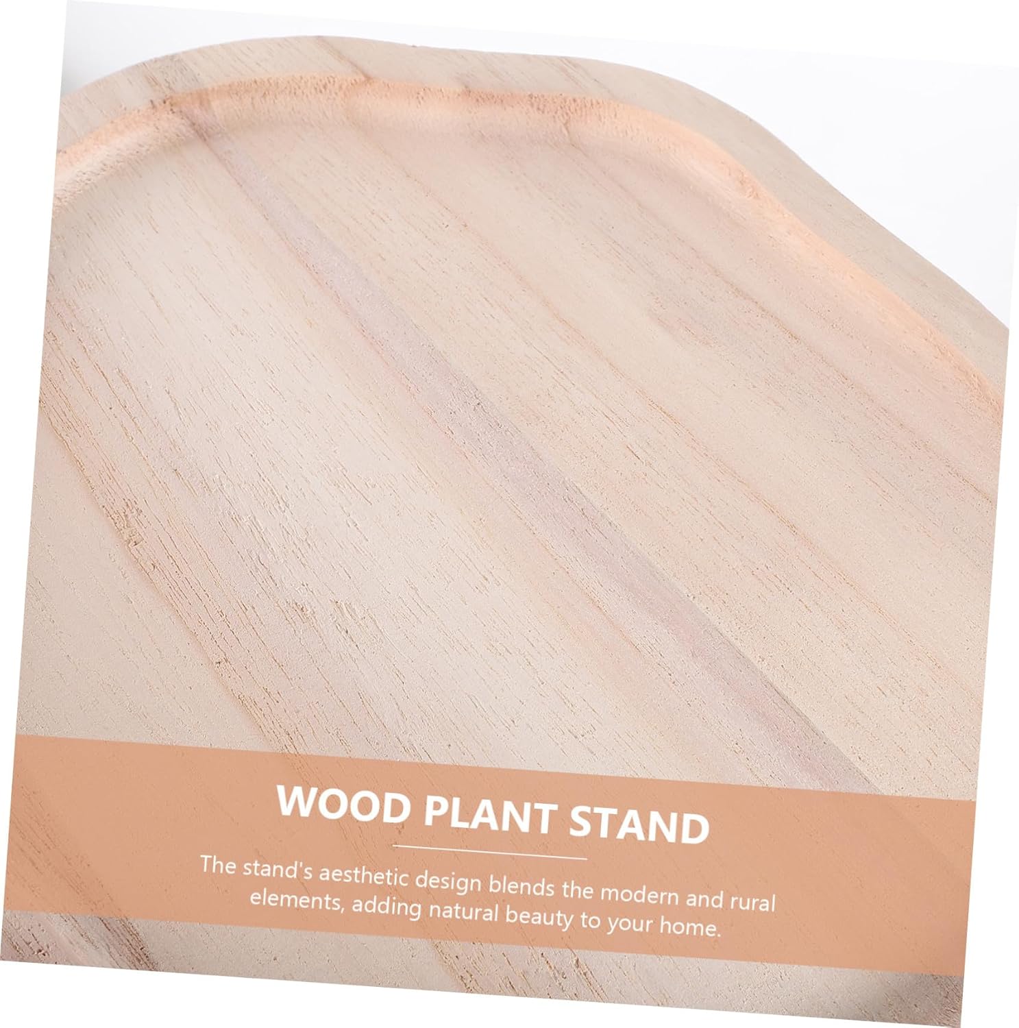 Wooden Plant Stool Riser Plant Stand for Flowerpots Indoor Outdoor Rustic Minimalist Display Rack for Balcony Area