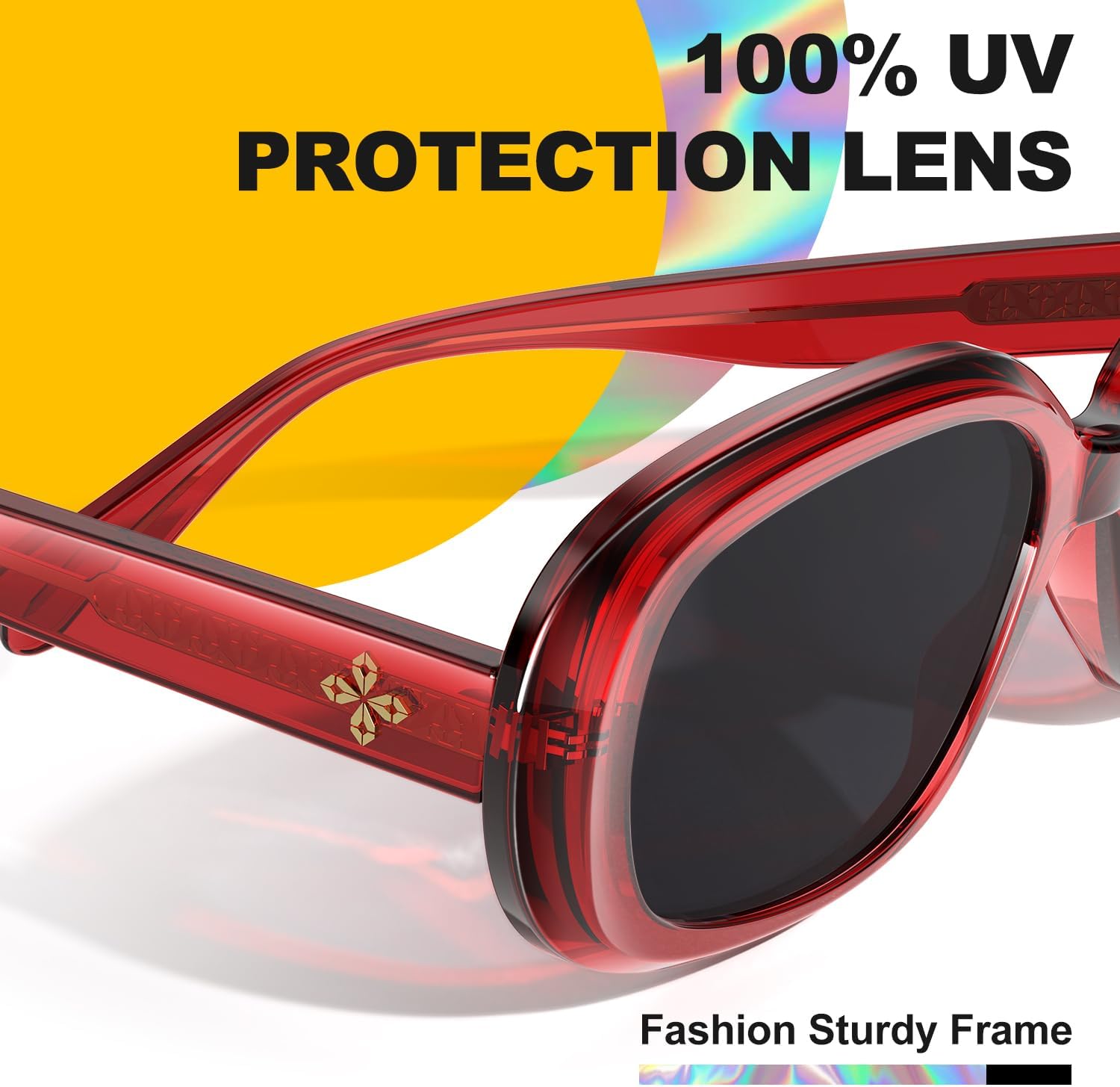 VISOONE Oversized Oval Round Jackie O Sunglasses Women Vintage Retro Large Square Sun Glasses Huge Big Shades Lavinia - Image 4