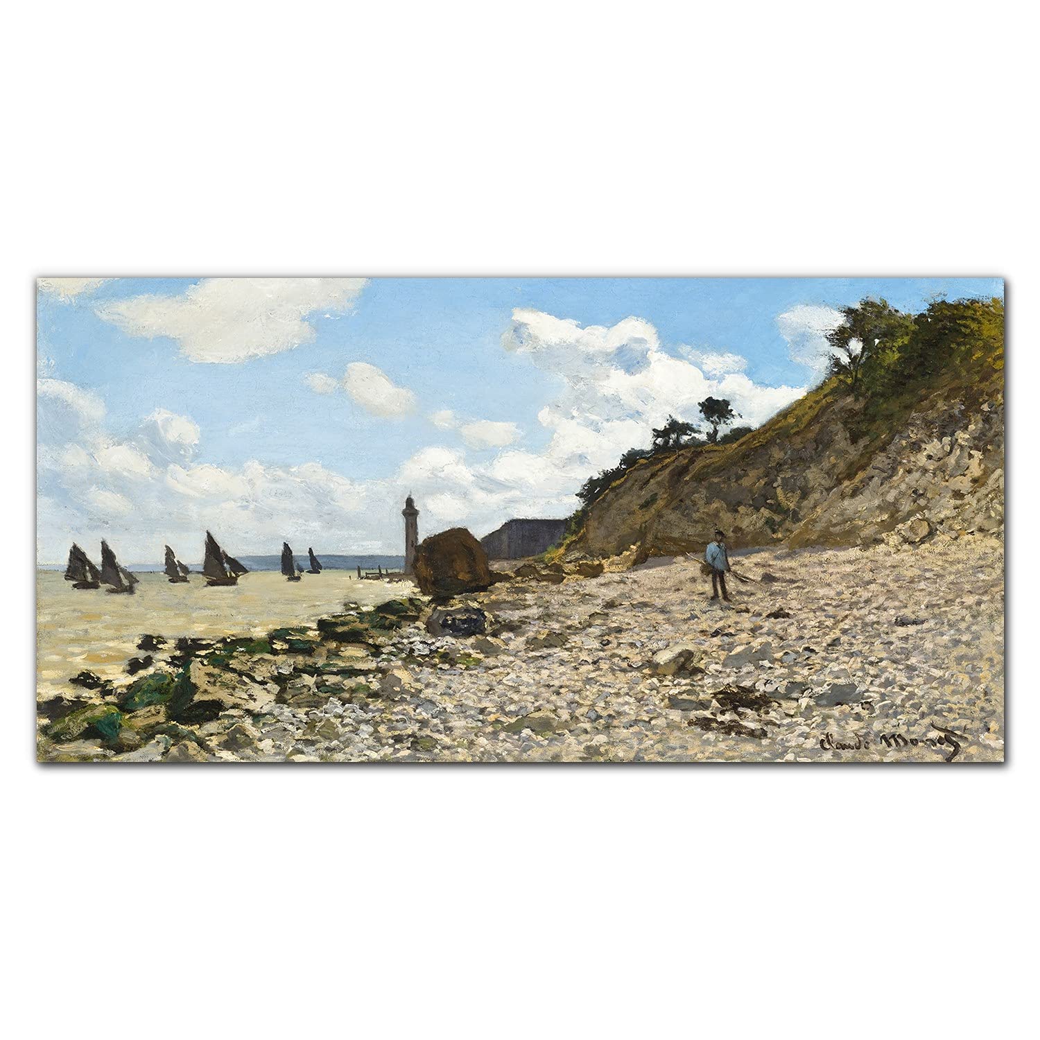 Dosseret en verre trempé 120x60cm de cuisine design bord de mer