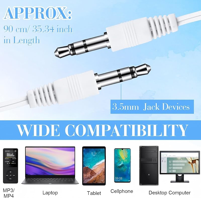 Konohan 60 Pack Wired Earbuds Bulk with 3.5mm Jack, Colorful image 3