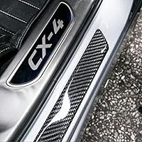 Vista 8 de Autogood Protectores de placa para umbral de puerta de automóvil, protectores de entrada de puerta, cubierta de umbral de puerta, 4