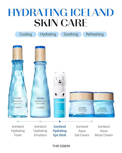 Miniatura 8 de THESAEM Iceland - Barra hidratante para ojos, bálsamo refrescante, ojeras e hinchazón, tratamiento debajo de los ojos, reduce las arrugas y la