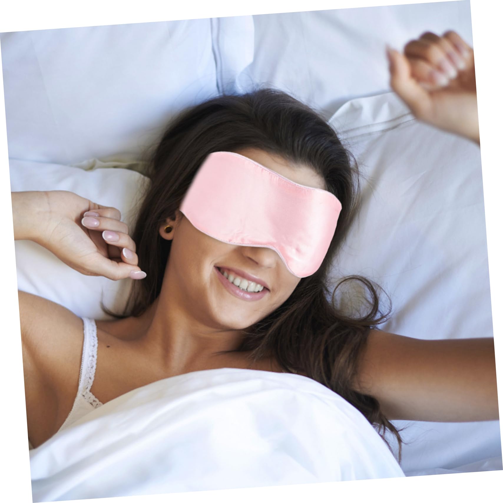 Masque De Sommeil En Soie Bandeau Occultant Pour Les Yeux Idéal Pour Les Voyages La Sieste Ou Le Sommeil