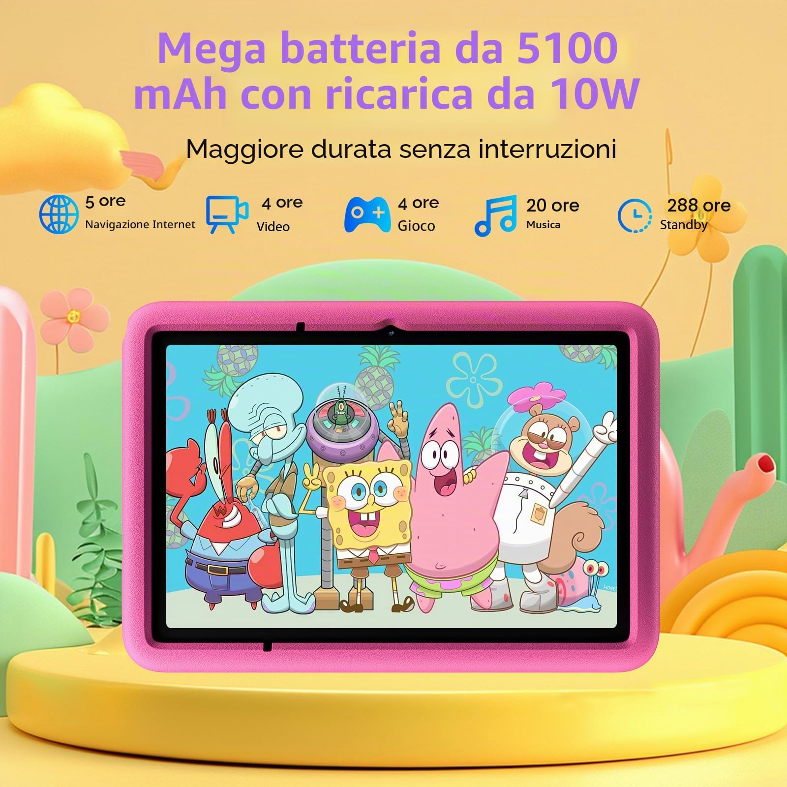 BLACKVIEW TAB A6 KIDS (WIFI - 10.1'' - 4/128GB) PINK