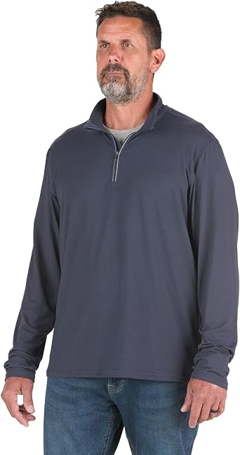 Berne Mens Midweight UPF Sun Protection 50 Quarter-Zip Pullover