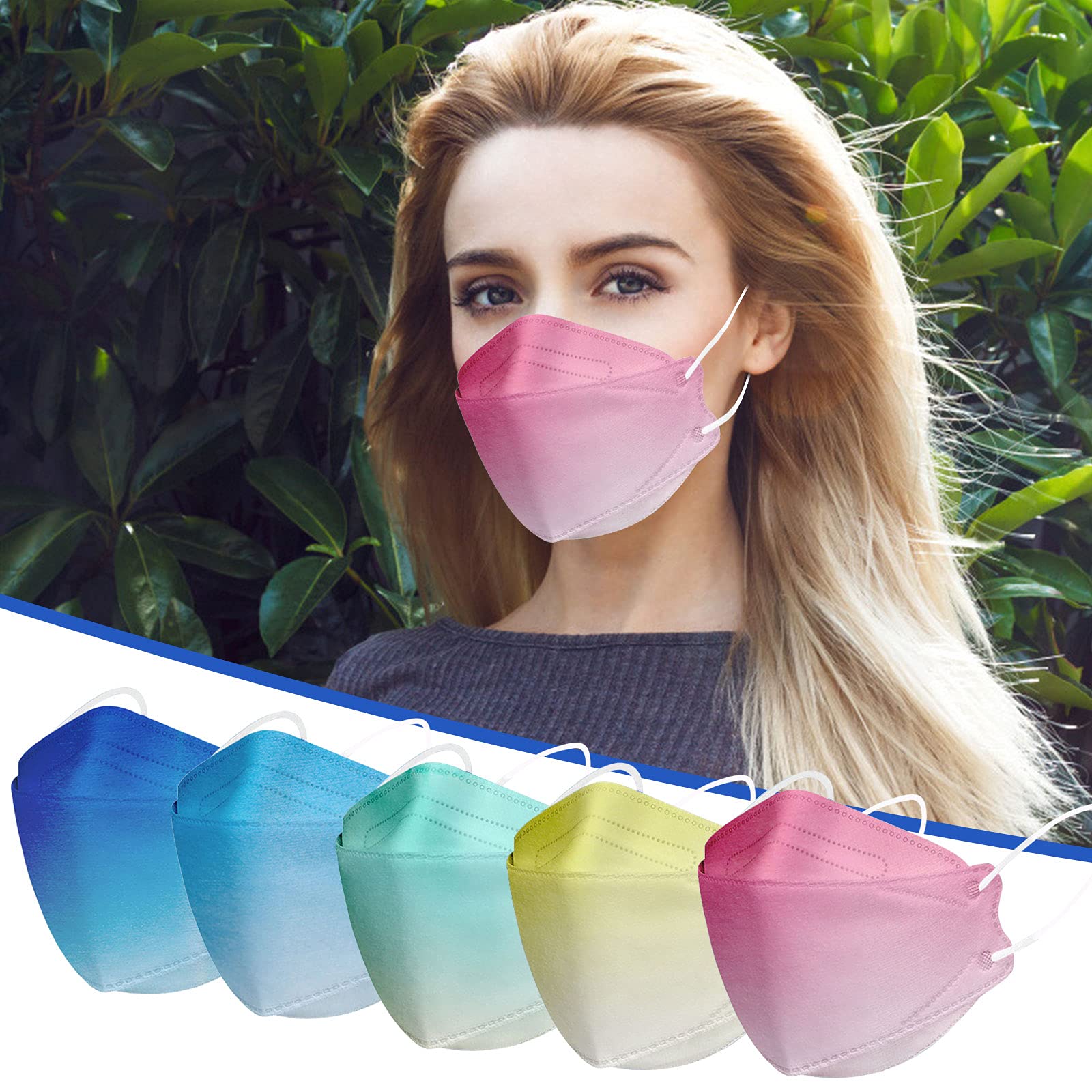 Sponsored Ad – 50Pcs Disposable Floral Face_Masks with 3D Designs for Adults, 4-Ply Breathable Face_Mask with Nose Wire fo...