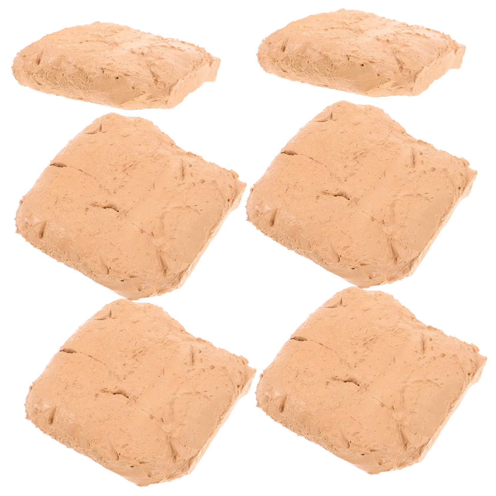 Pasta da Modellare 6 Pezzi ABS Beige, Argilla Air-dry per Principianti