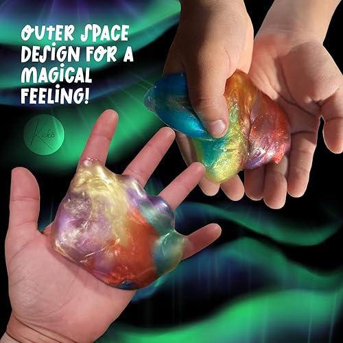 Miniatura 8 de Squeeze Craft Masilla de Frudge que cambia de color, sensible al calor, paquete de 4 masillas de limo, 2 onzas por recipiente, para estimulación