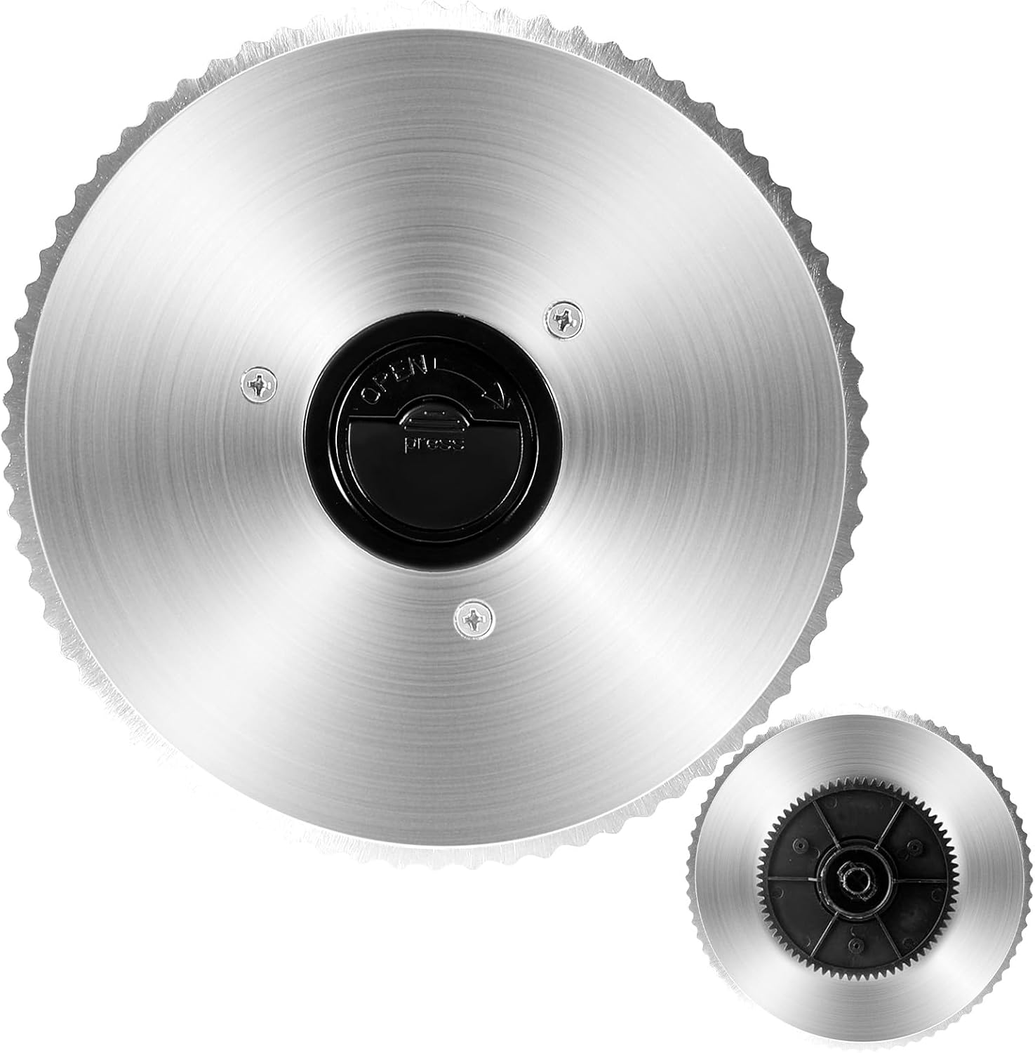 ostba 6.7 inch stainless steel meat slicer blade replacement – serrated blade for sl-517 series meat slicer, easy to clean and install, perfect for slicing meat
