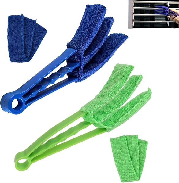 Maggasacca cepillos de persianas con paños, 2 piezas – Imagen 1