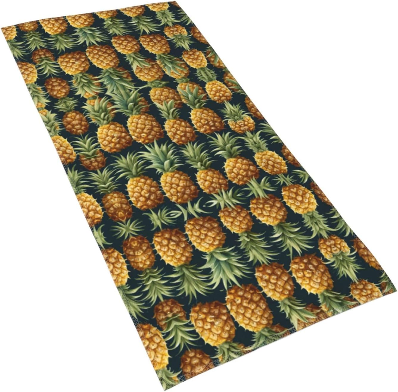 Pineapple Print Hand Towels for Kitchen, Decorative Bathroom Towels Decor Farmhouse Cute for Men Women Gifts