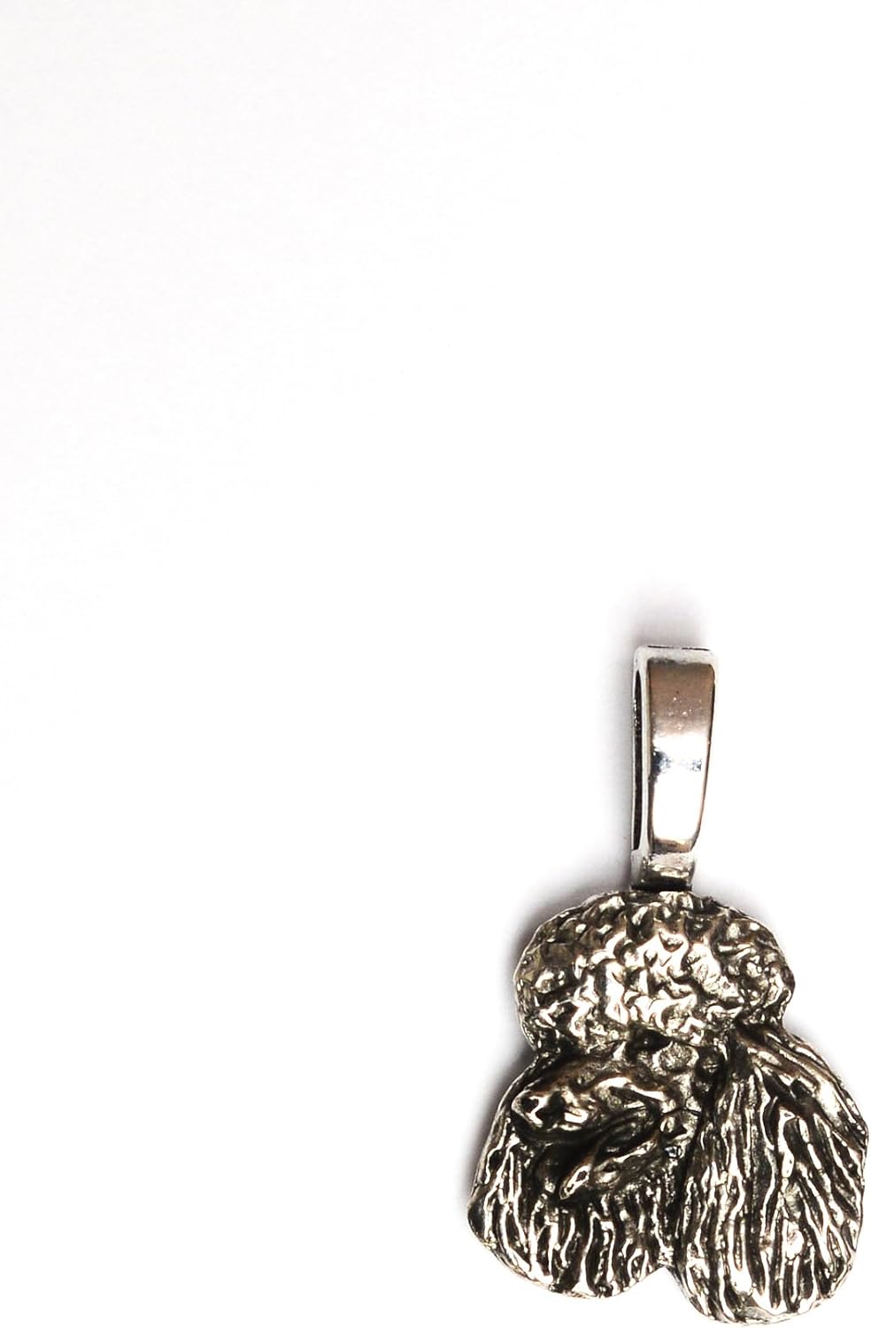 Art-Dog Collection Dog Pendant – Dog Breeds Jewelry - Handmade Dog Necklace with ZnAl Base and Silver Coating – Silver Dog Necklaces for Men and Women – Poodle