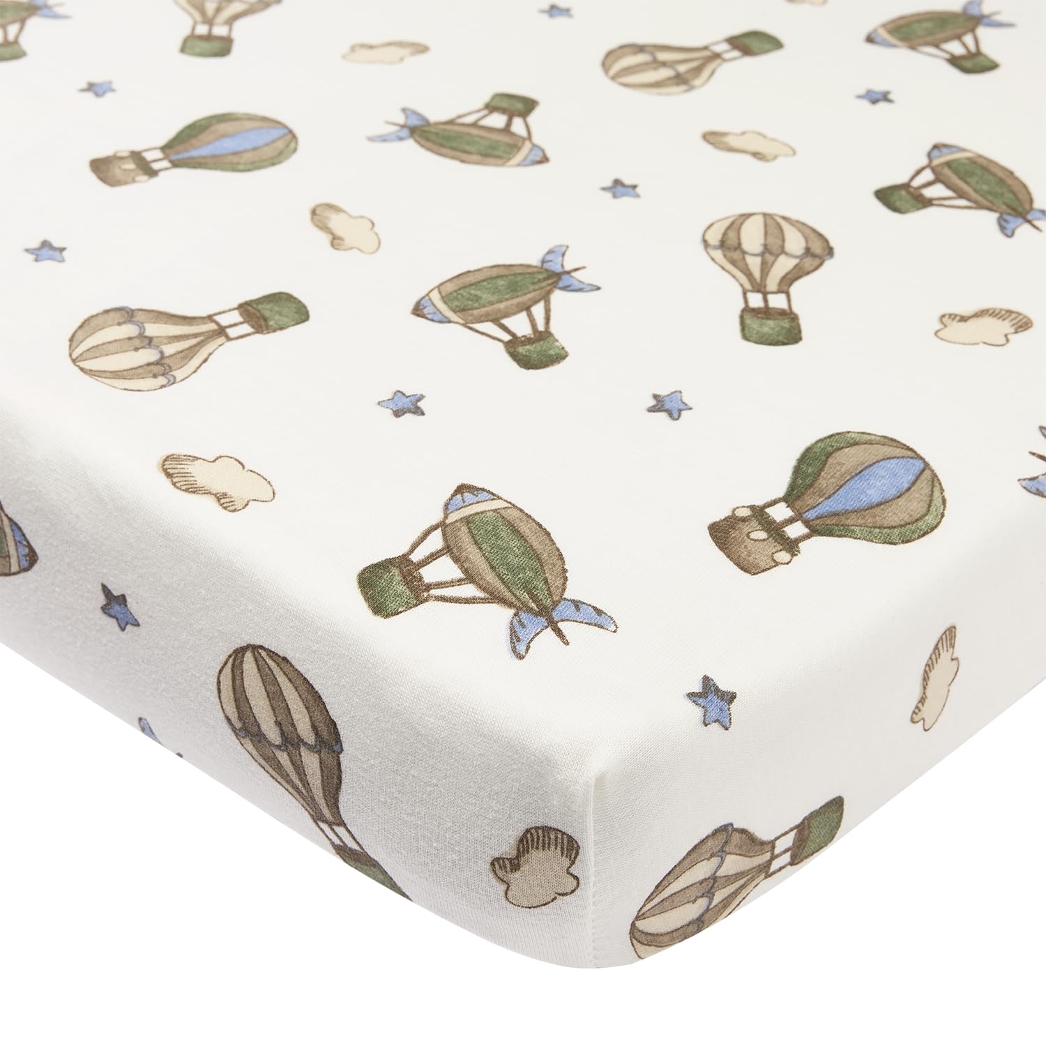 Meyco Fitted Sheet Playpen 75 x 95 cm Jersey Fitted Sheet Air Balloons — image 1