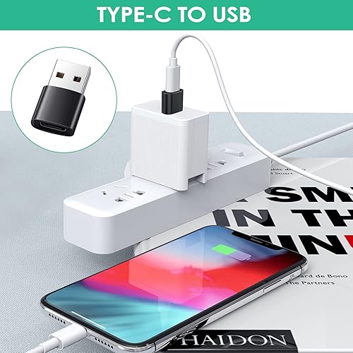 Miniatura 3 de C a USB A, USB C hembras a IP macho, USB C hembra a macho tipo C, iPhone macho a C hembras, compatible con iPhone 14 13 12 11 8, portátil, PC, banco
