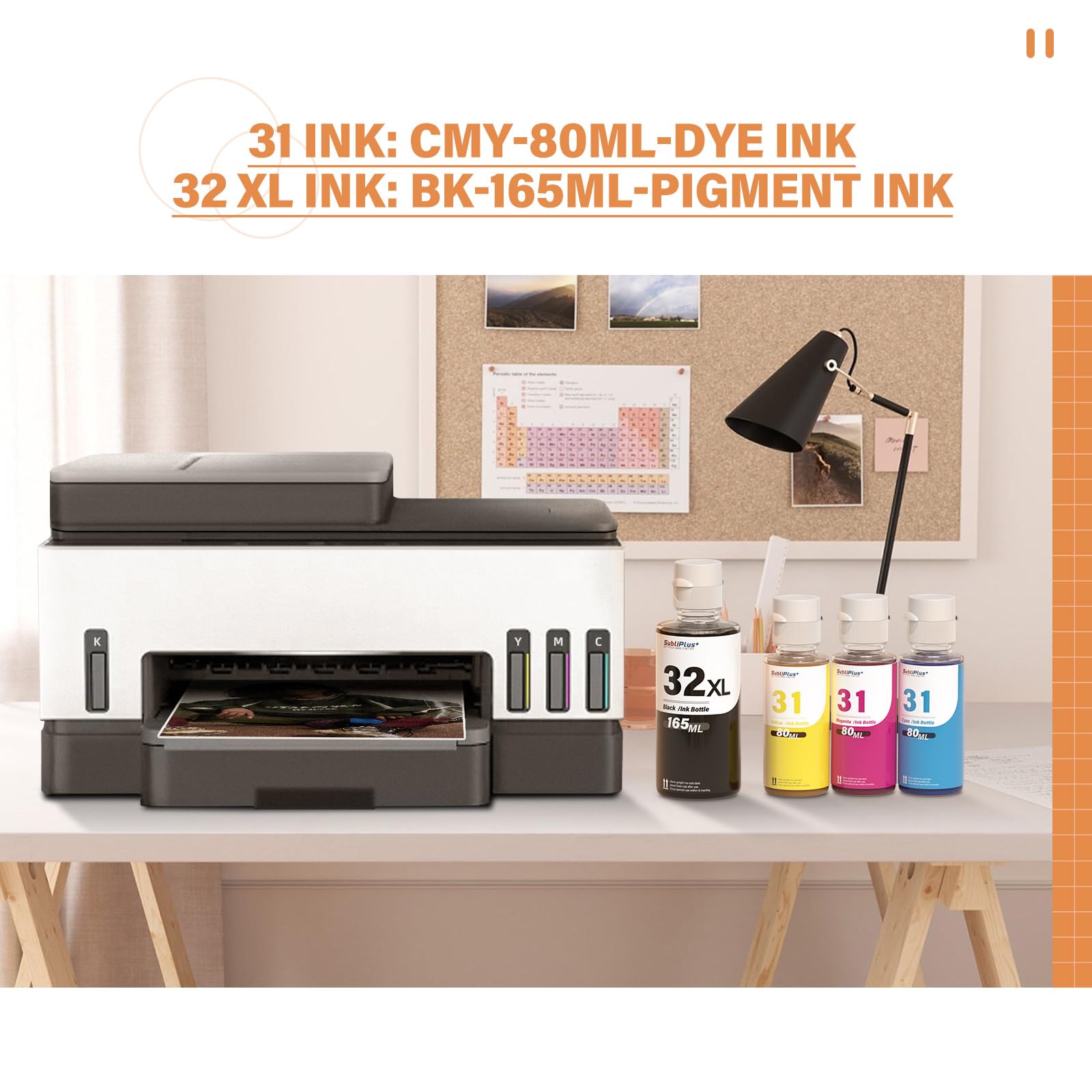 Amazon.com: 32XL Black Ink Bottle 31 Ink Bottle Set