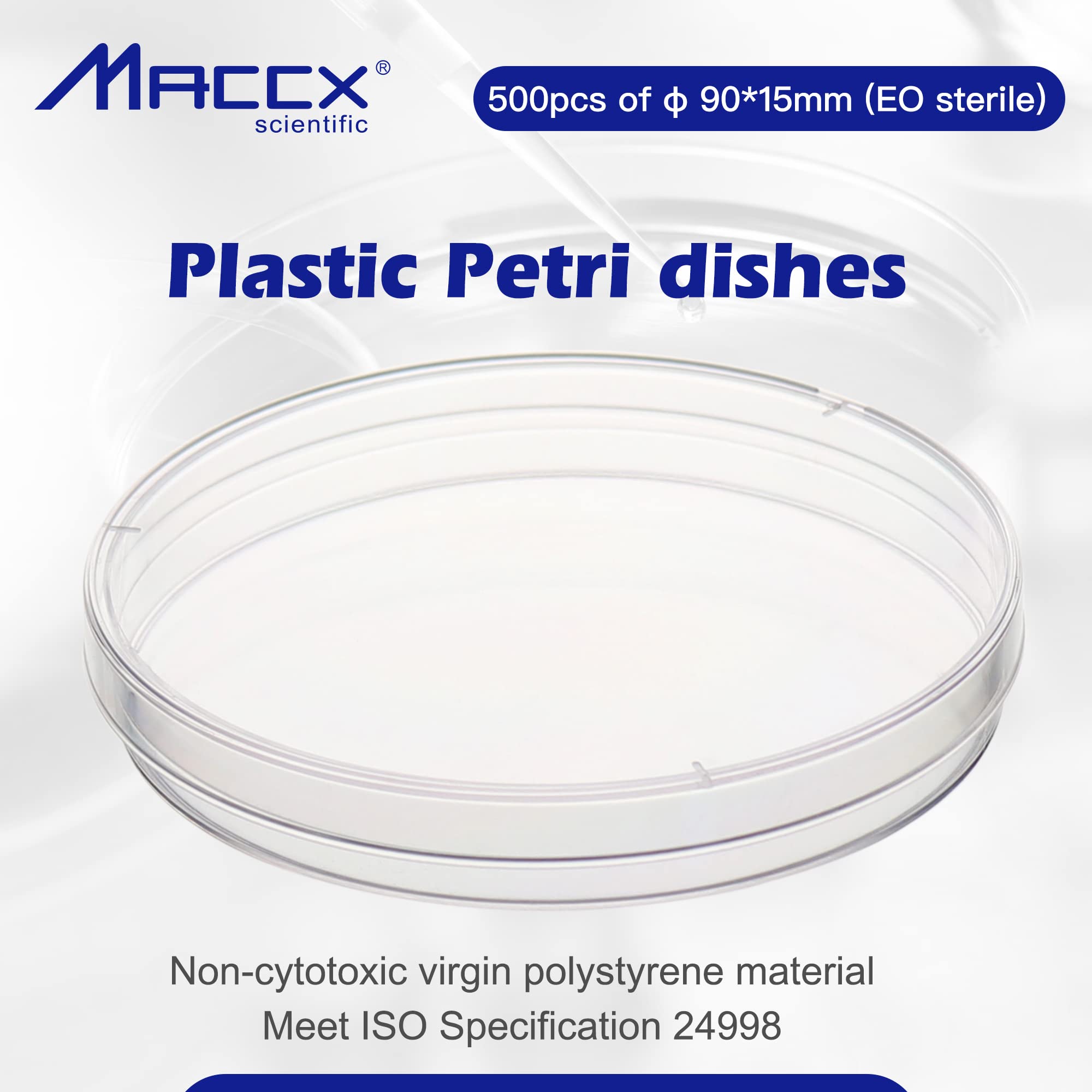 DollaTek 10 Ciotole Di Petri Da 90 X 15 Mm Con Coperchio E 2 Ml DollaTek 10 Ciotole Di Petri Da 90 X 15 Mm Con Coperchio E 2 Ml