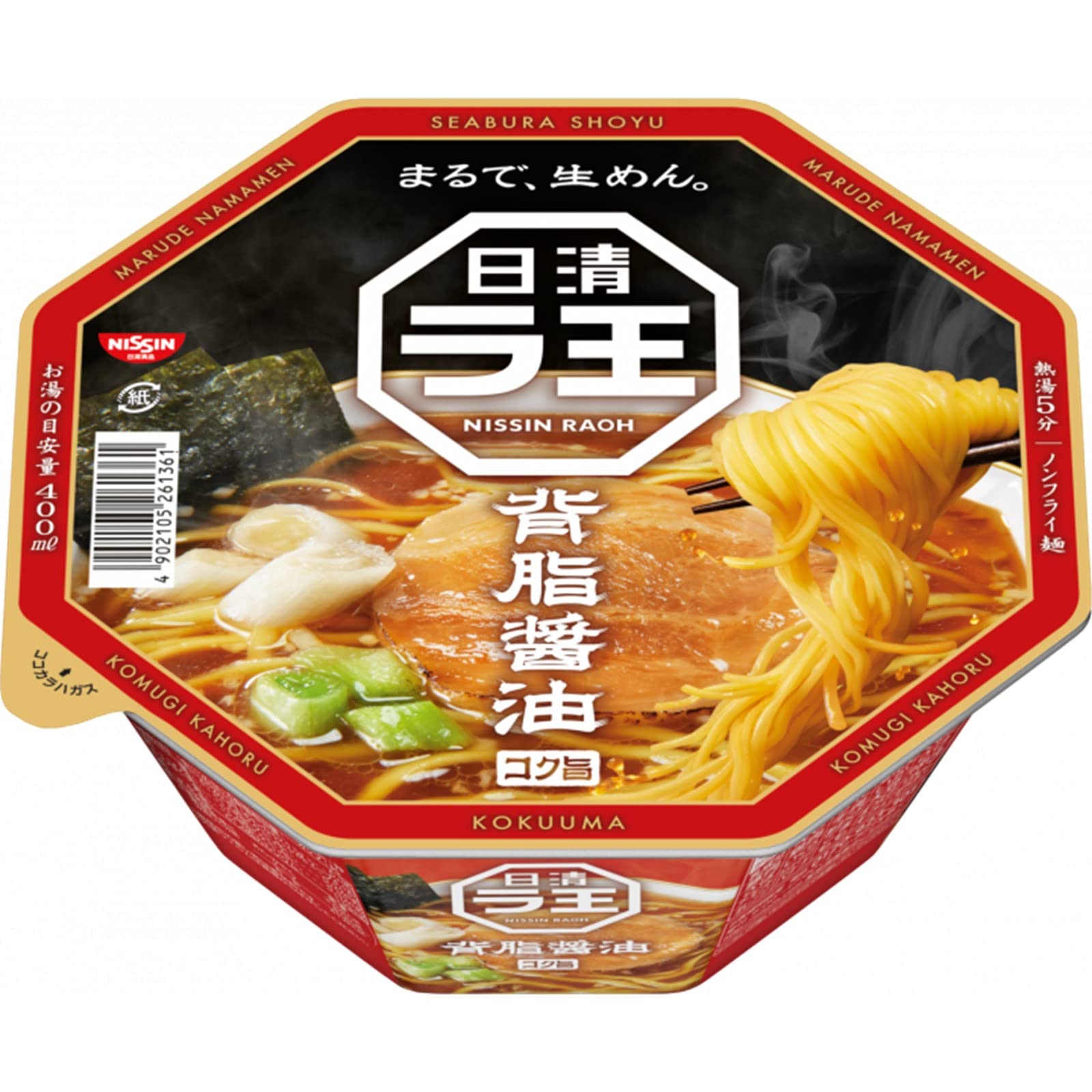 Amazon.co.jp: 日清食品 日清ラ王 背脂醤油 カップ麺 112g×12個 : 食品