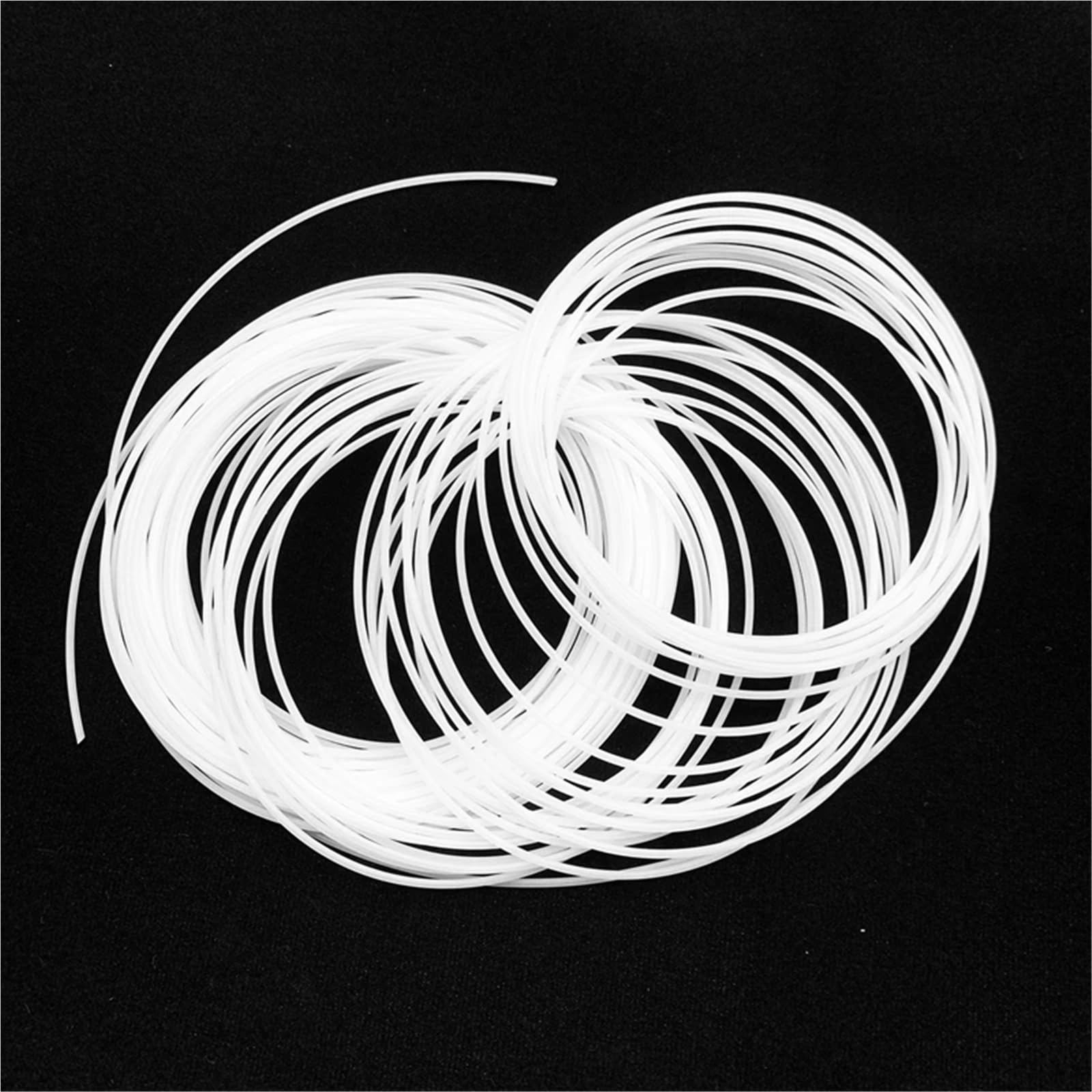 Lfang-Mangueras PTFE Tube ID 0.6 0.8 1 1.2 1.5 1.6 1.8mm Capillary Insulated Hose Rigid Pipe Temperature Corrosion Resistance, A prueba de presión y explosión(10M,ID 0.5mm x 0.9mm)