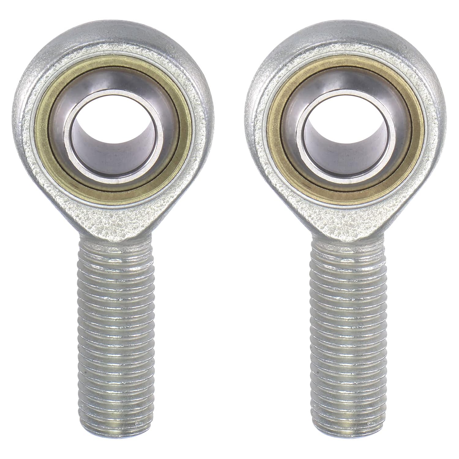uxcell 2pcs SA18TK POSA18 Spherical Rod End Bearing 18mm Bore Self-Lubricated Joint Bearing M18x1.5 Right Hand Male Thread Connector