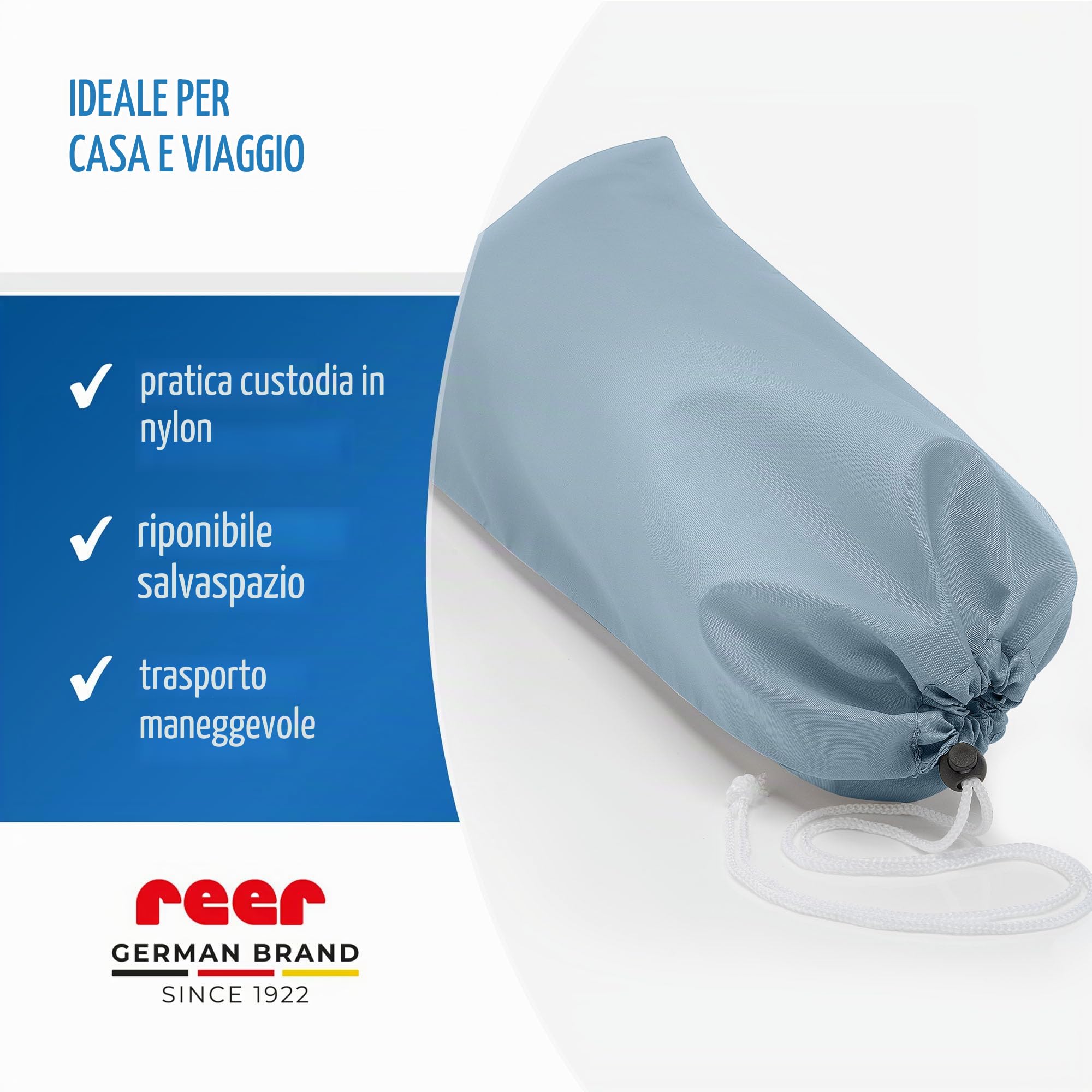 Reer Sleep'n Keep 45111 - Paracolpi per lettino, lunghezza 150 cm, colore: Blu