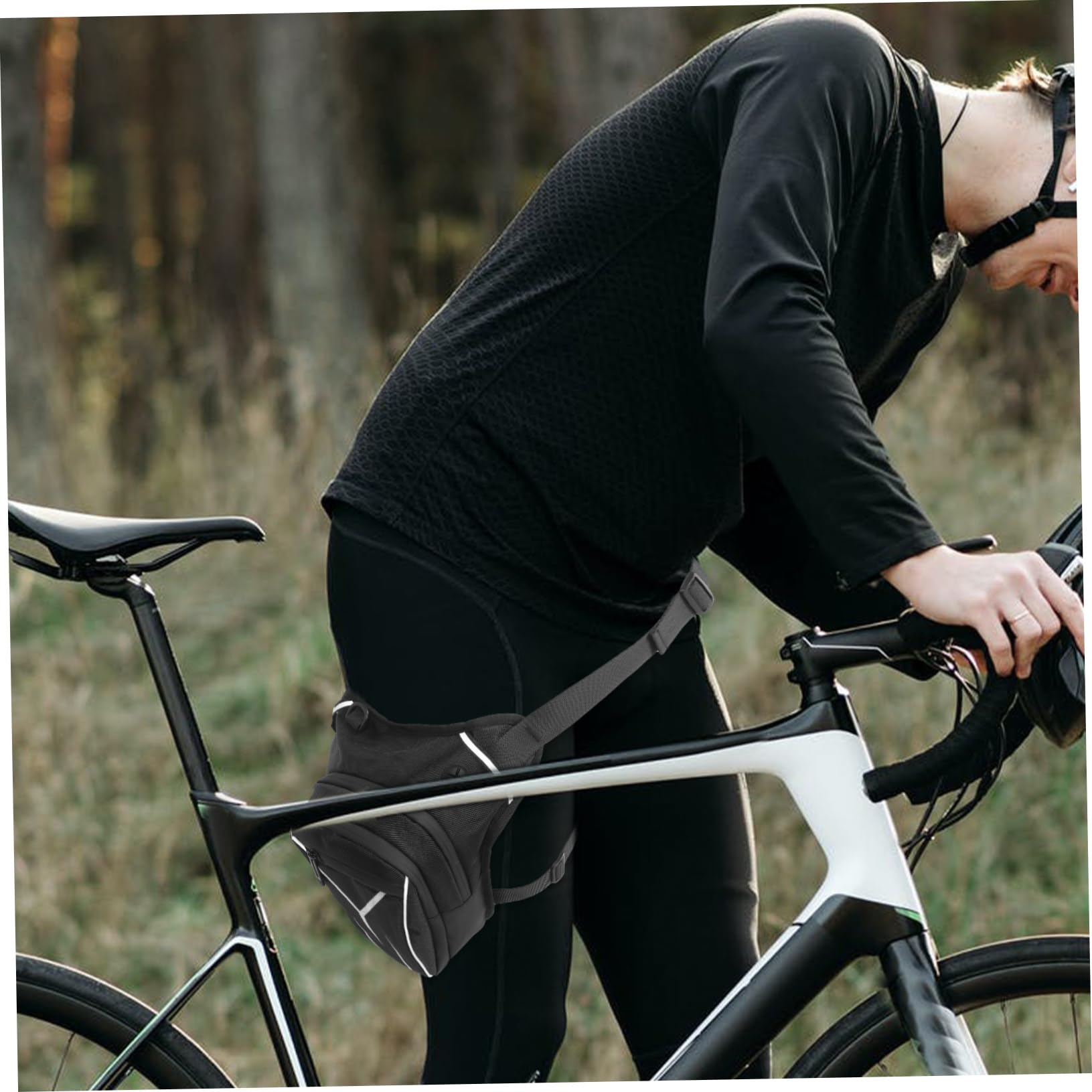SUPVOX Bolsa Riñonera Móvil Ajustable Oxford Gran Capacidad para Hombre Práctica para Deportes