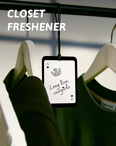 Miniatura 5 de Ambientador vintage para automóvil, 4 unidades, larga vida de vaqueras, calavera, cactus, tarjeta de Ace, ambientador colgante para autos, armario,