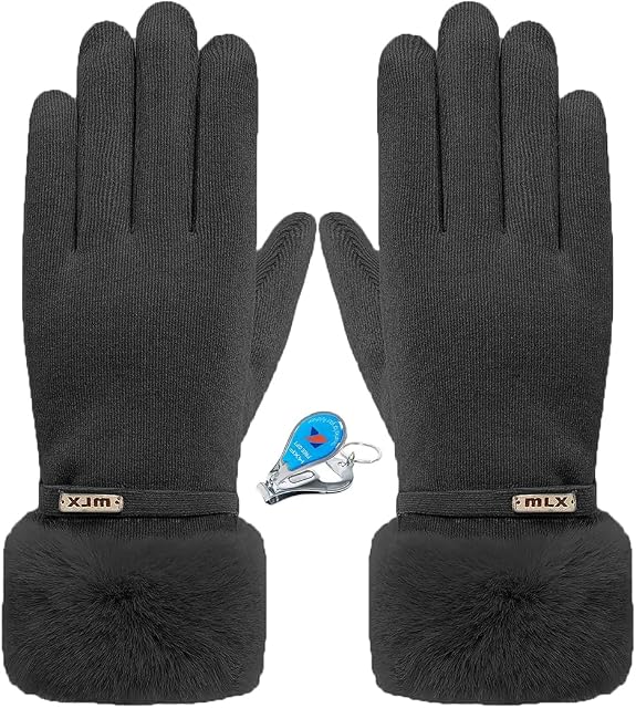 WITERY Women Winter Gloves Thermal Touch Screen Gloves For Women Girls