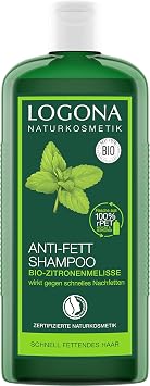 Logona Balance Shampoo for Oily Hair, Lemon Balm, 8.45 Ounce