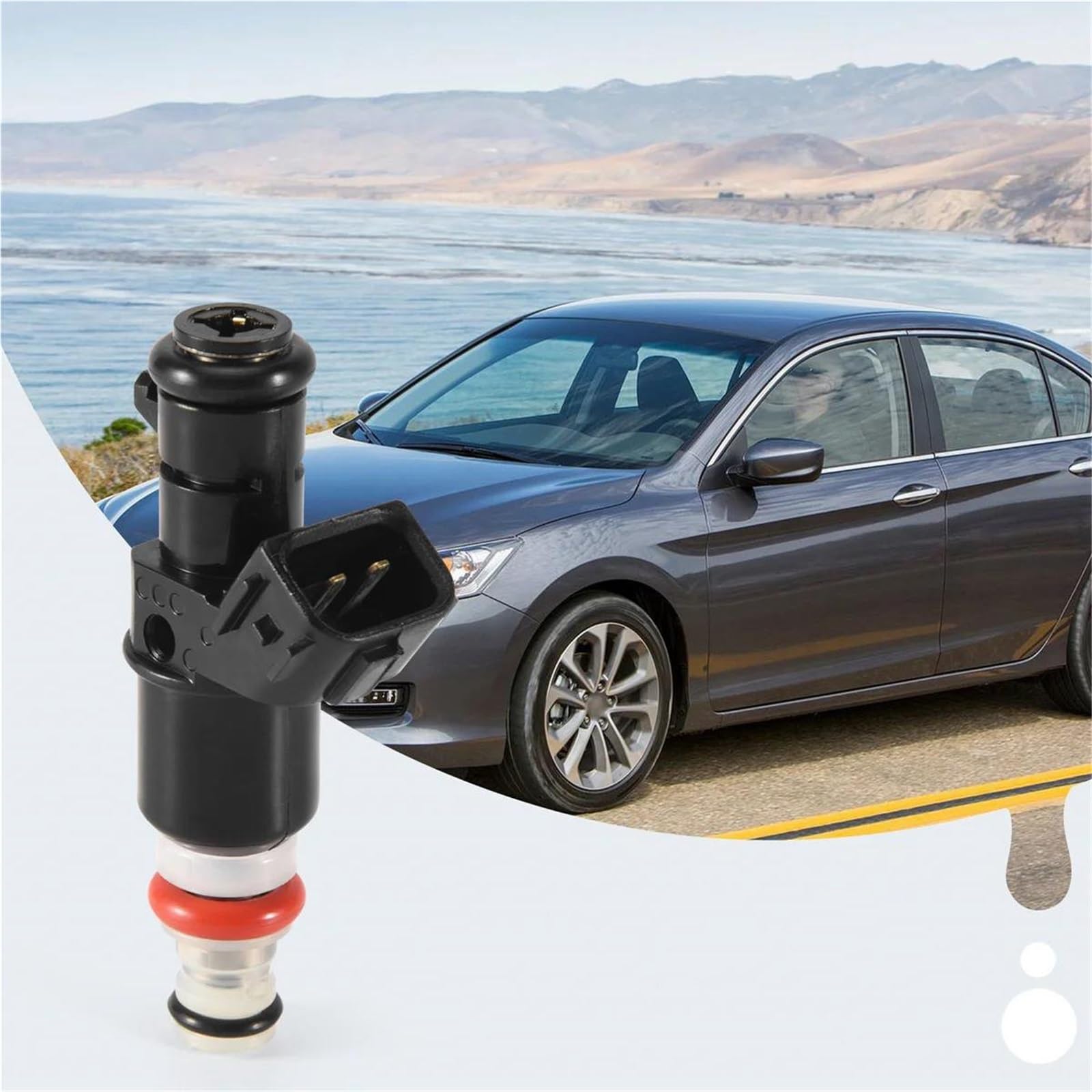 YUUEI Parti del Motore 4 Pezzi 16450-PNE-G01 Ugello Iniettore Carburante per Acura 02-04 RSX Base 2.0L K20A3 Ugello Pompa Iniettore Carburante Accessori Auto