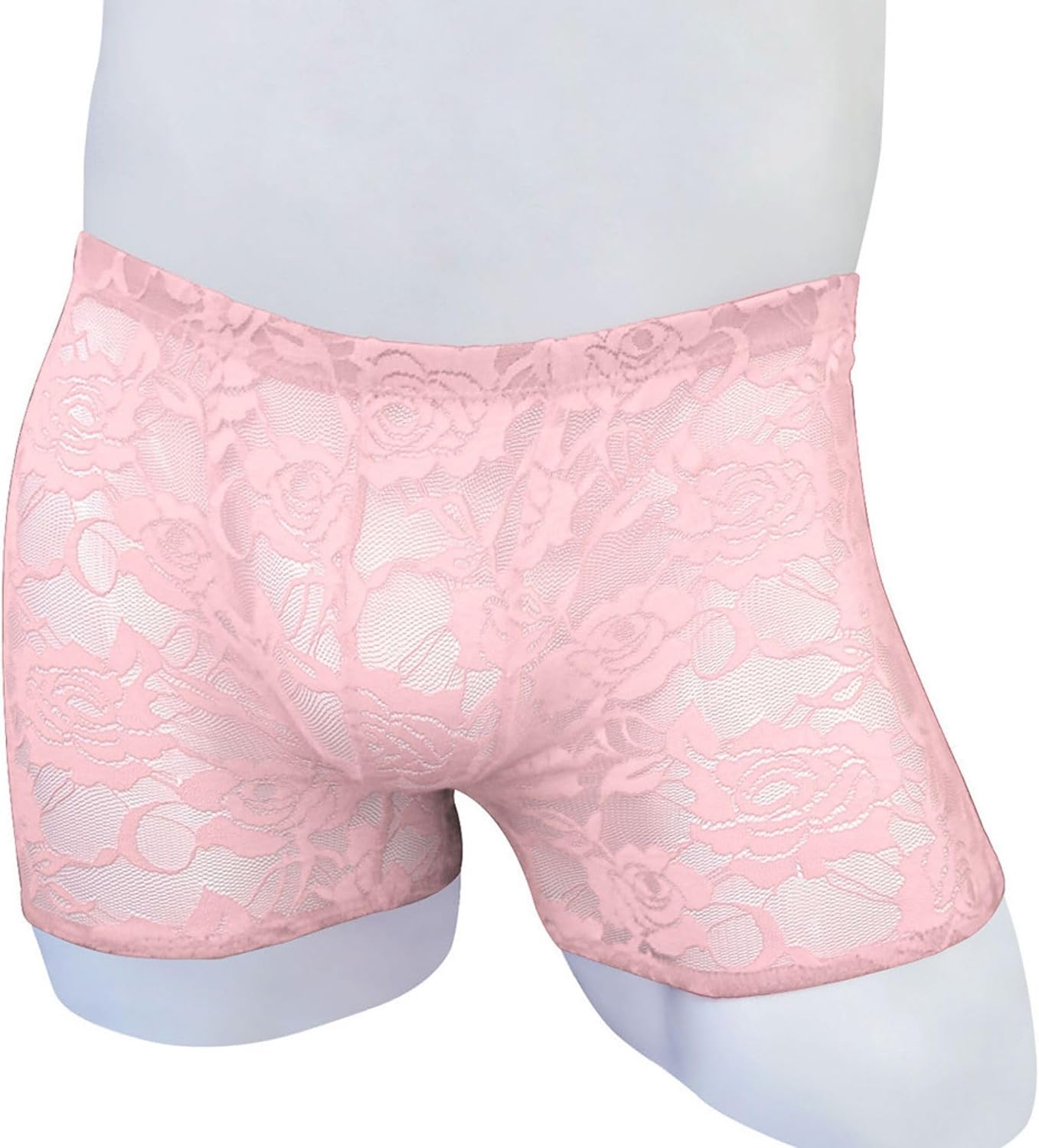 Men's Lace Boxers Underwear Seamless Lace Design with Low Waist Sexy and Comfortable Mens Under Panties