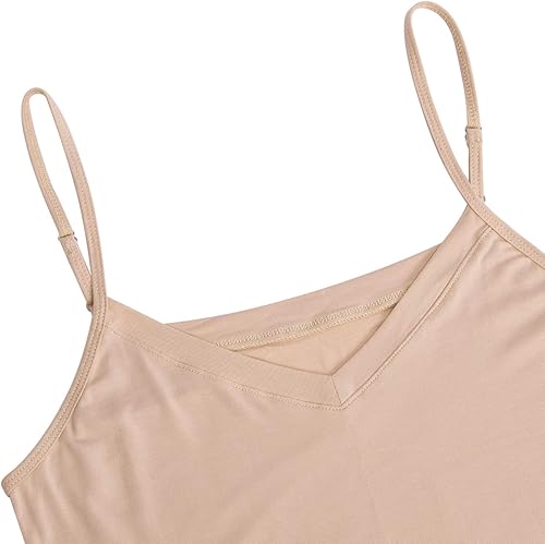 Vista 6 de Minivestido básico con tirantes delgados ajustables para mujer